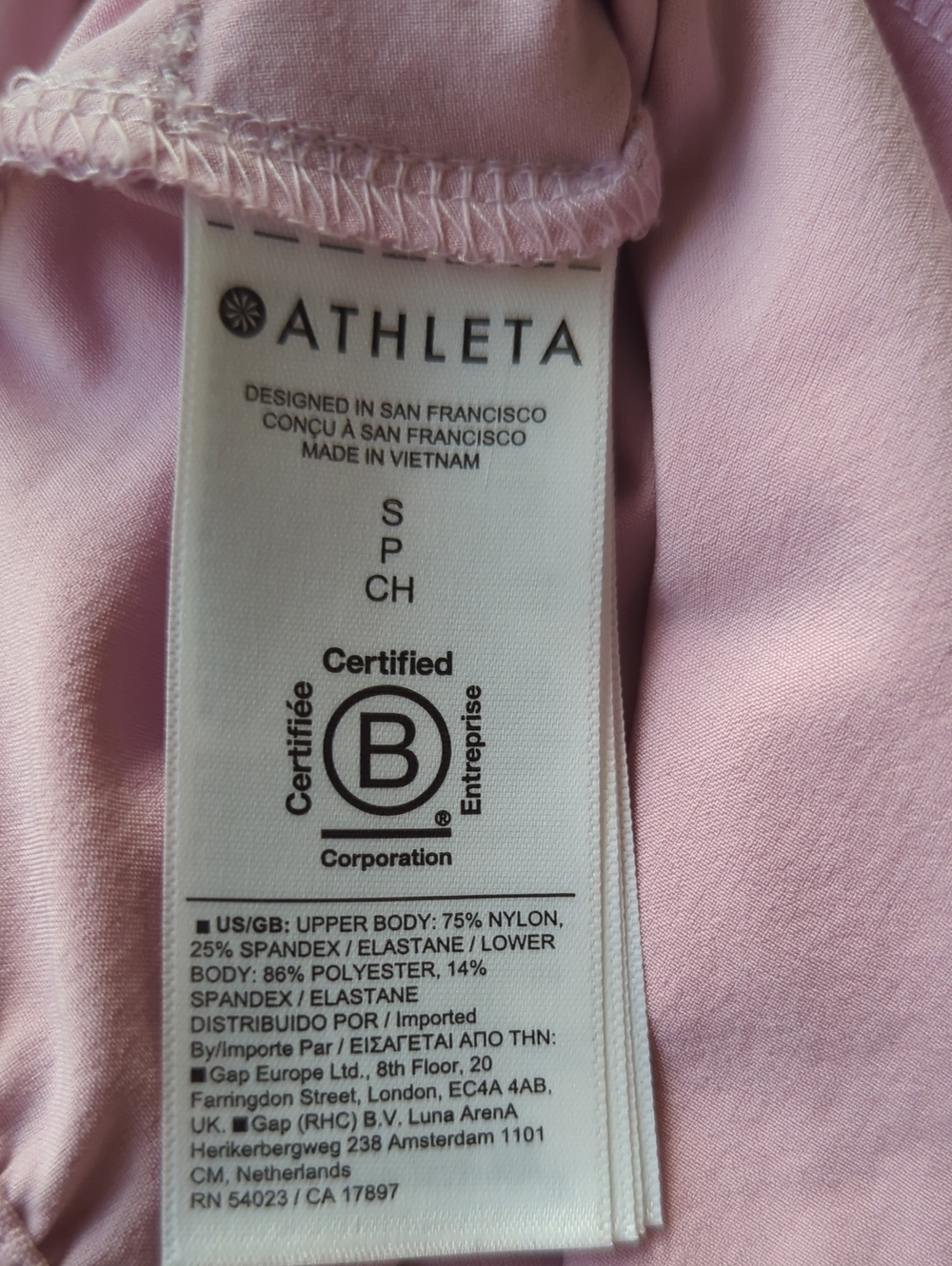 Athleta Elation Hybrid Midi Dress - Blush Pink S - Picture 6 of 6